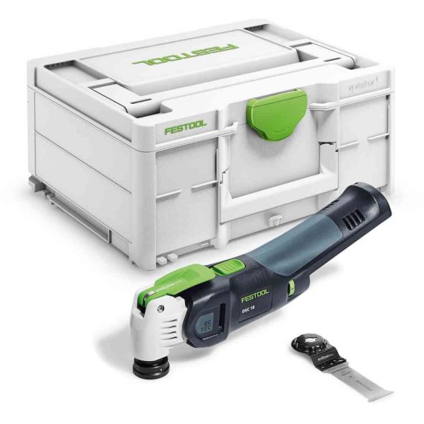 Festool OSC 18 E-Basic VECTURO Monitoimityökalu ilman akkua ja laturia