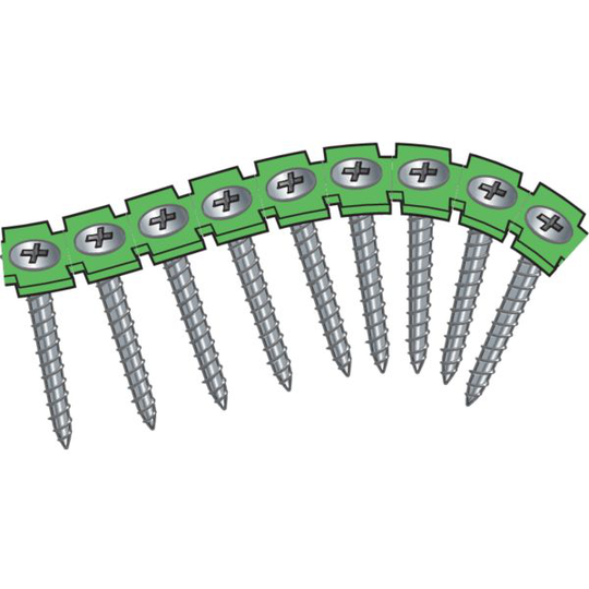 ESSVE 550730 Kovakipsilevyruuvi Ø3,9 mm, nauhoitettu, FZB 3,9 x 31 mm, 1000 kpl