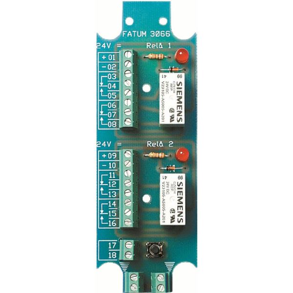 Alarmtech 3066.03 Relekortti 2 releellä, 24 V DC Ruuvi