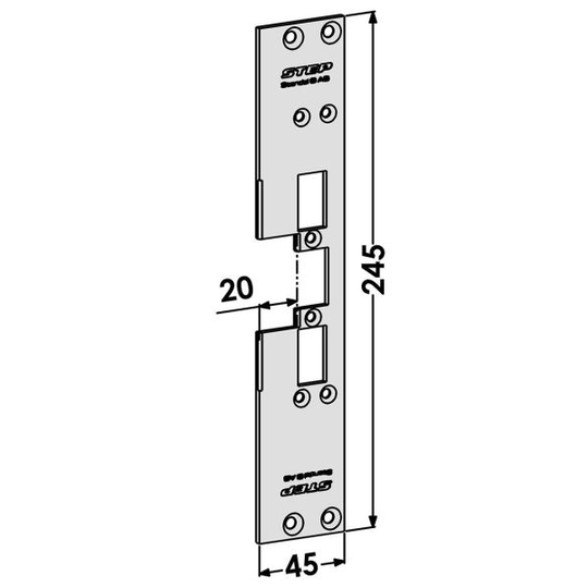 STEP ST6559 Tolppa malliin STEP 60 Silent 20 mm