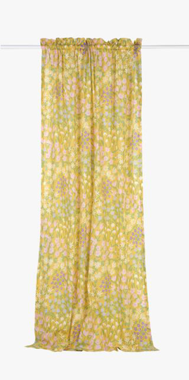 Blooming verho keltainen