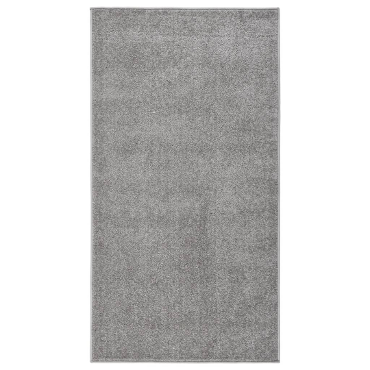 vidaXL Lyhytnukkainen matto 80x150 cm harmaa