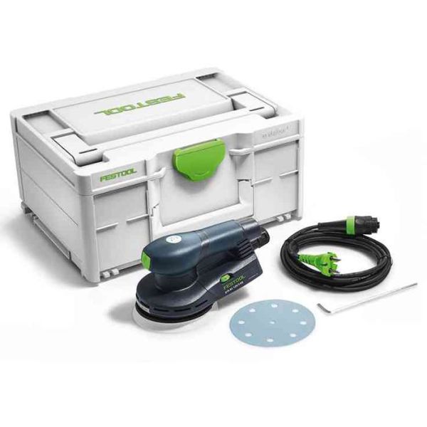 Festool ETS EC 125/3 EQ-Plus Epäkeskohiomakone systainerissa