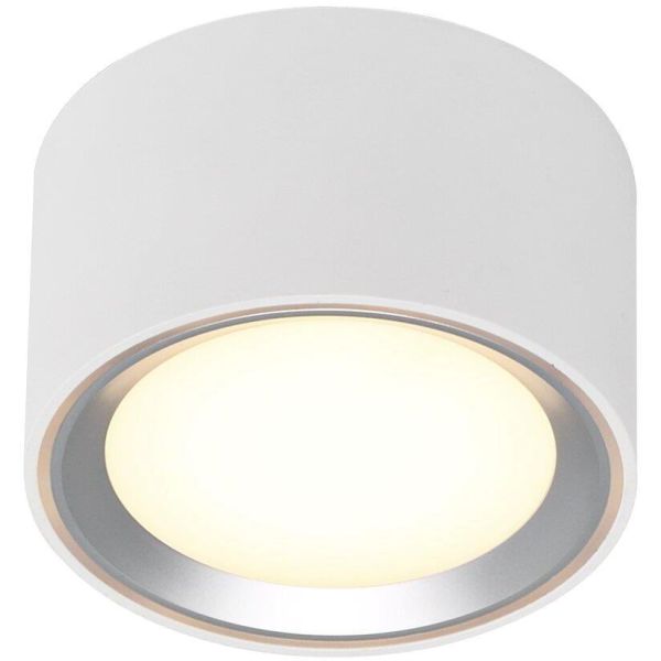 Nordlux FALLON 47540132 Kohdevalaisin LED, 2700K, IP20 Valkoinen/harjattu teräs