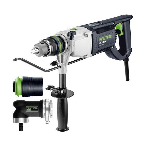Festool DR 20 E FF-Set QUADRILL Porakone mukana karat, 1100 W