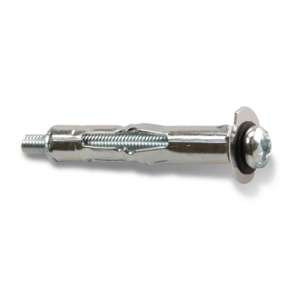 Heco 9601219 Metalliankkuri sinkitty M4 x 47 mm, yksinkertainen, 8-pakkaus