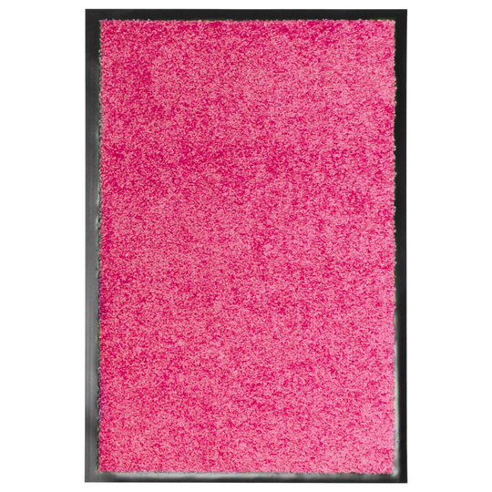 vidaXL Ovimatto pestävä pinkki 40x60 cm