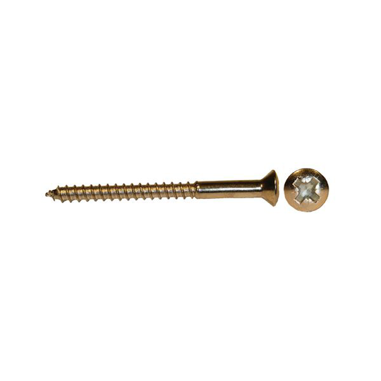 Arvid Nilsson 44604050 Puuruuvi FN, messinki, DIN 7995, TKFX 4,0 x 50 mm, 200 kpl