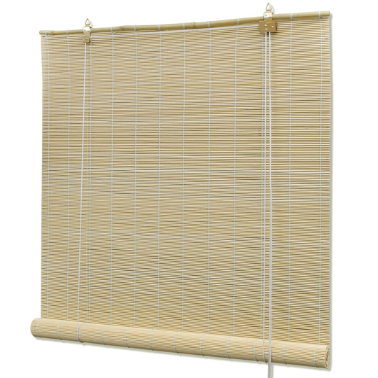 vidaXL Rullaverho bambu 140x220 cm luonnollinen