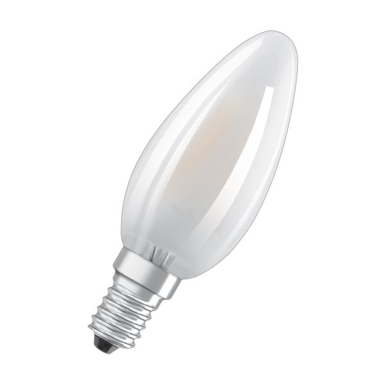 Osram Retrofit Classic B LED-kruunulamppu matta, himmennettävä, E14, 4.8 W
