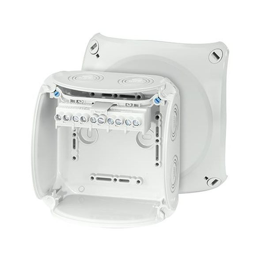 Hensel KF 0606 G Kytkentärasia harmaa, IP66, lasikuitu, 6 mm² 130x130 mm