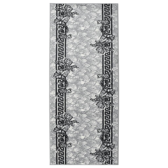 vidaXL Käytävämatto BCF harmaa 100x250 cm