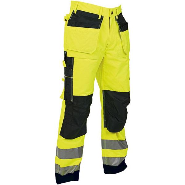 Vidar Workwear V500115C044 Työhousut keltainen/musta C44