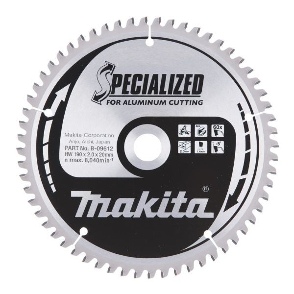 Makita B-09612 Sahanterä 190x20x2,0 mm, 60T