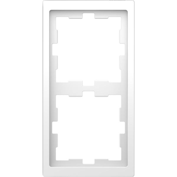 Schneider Electric MTN4020-6535 Yhdistelmäkehys 2 lokero, t-muovi Lootus, valkoinen
