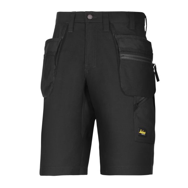 Snickers 6101 LiteWork Shortsit musta C44