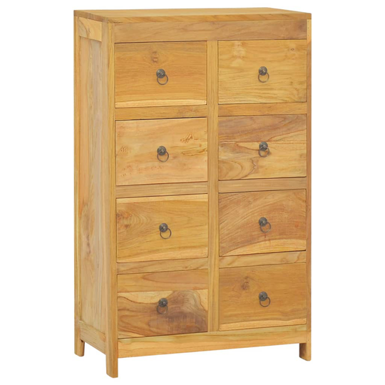 vidaXL Lipasto 55x30x90 cm täysi tiikki