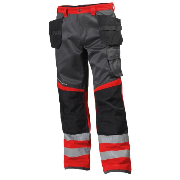 Helly Hansen Workwear Alna Työhousut huomioväri, punainen/musta C52