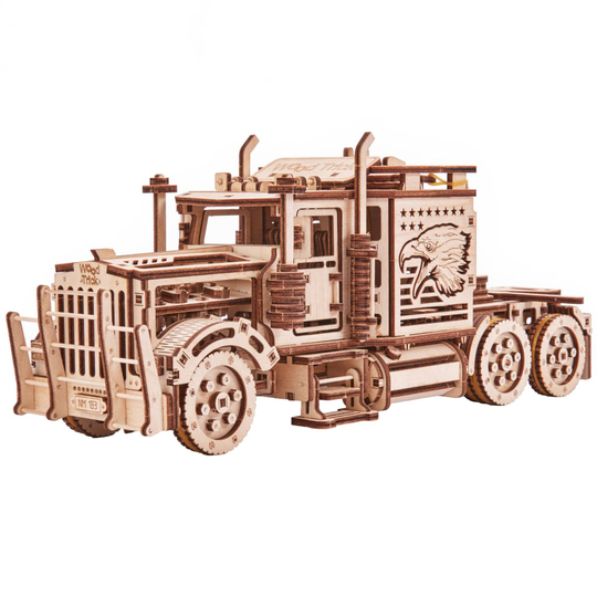 Wood Trick 425874 Wooden Scale Model Kit Big Rig