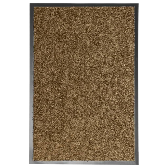vidaXL Ovimatto pestävä ruskea 40x60 cm