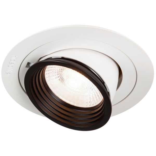 Hide-a-Lite Focus Point Maxi Downlight-valaisin 24°, 4000K OnOff, kaapelitelineellä