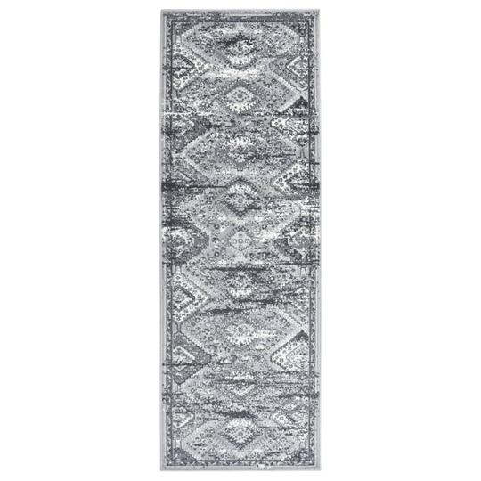 vidaXL Käytävämatto BCF itämainen harmaa 80x250 cm