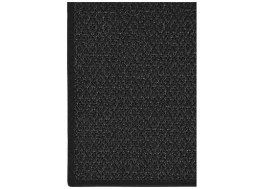 Narma sileäpintainen matto Bello, musta 60x80 cm