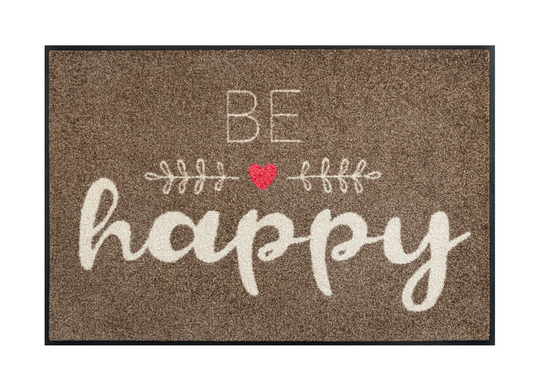 Kynnysmatto BE happy 50x75 cm