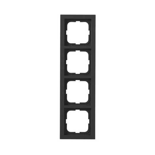 ABB Impressivo 1724F85-885 Peitelevy mattamusta, 85 mm 4-paikkainen