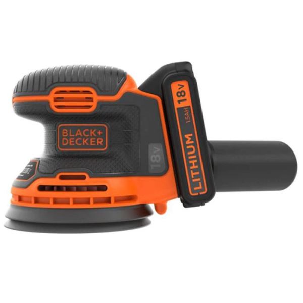 Black & Decker BDCROS18-QW Hiomakone sis. akun ja laturin
