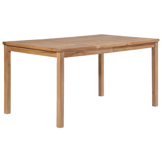 vidaXL Puutarhapöytä 150x90x77 cm tiikki