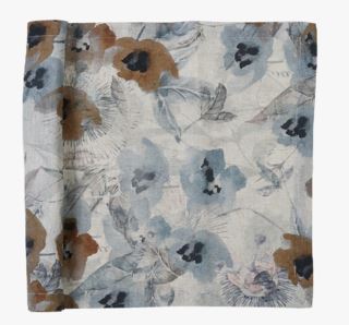 Floral kaitaliina ruskea