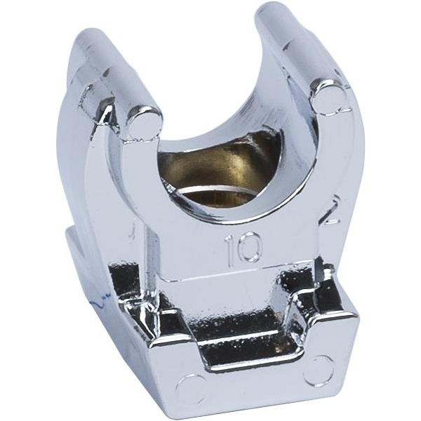Gelia 3000500732 Putken kiristin muovia, 4 kpl/pakkaus 10 mm, kromi