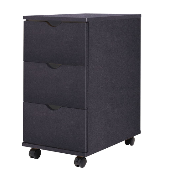 vidaXL Lipasto 33x45x60 cm musta