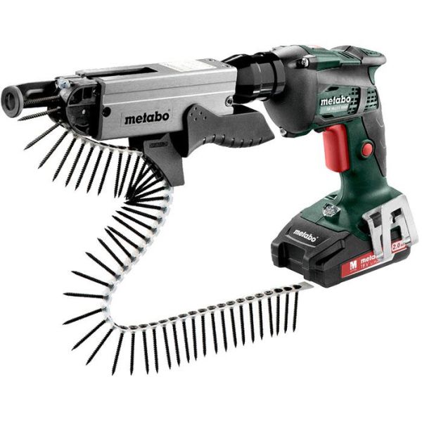 Metabo SE 18 LTX 6000 Kipsiruuvinväännin sis. ruuvilipas, akut ja laturi