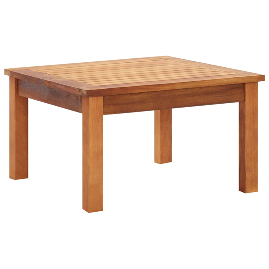 vidaXL Puutarhan sohvapöytä 60x60x36 cm täysi akaasiapuu