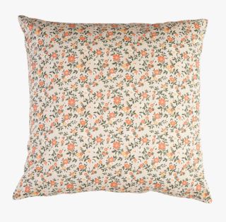 Flowery koristetyyny beige