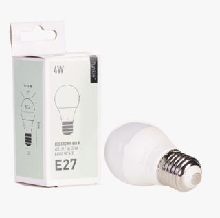 Krone lyspære w/dim E27 4W lamppu moniväri