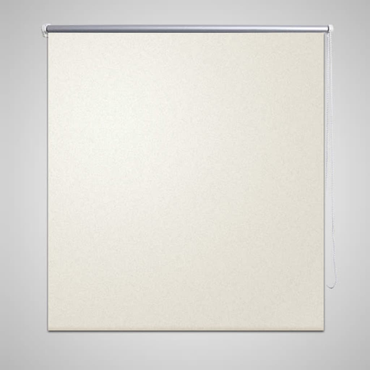 vidaXL Pimentävä rullaverho 80 x 230 cm Luonnonvalkoinen