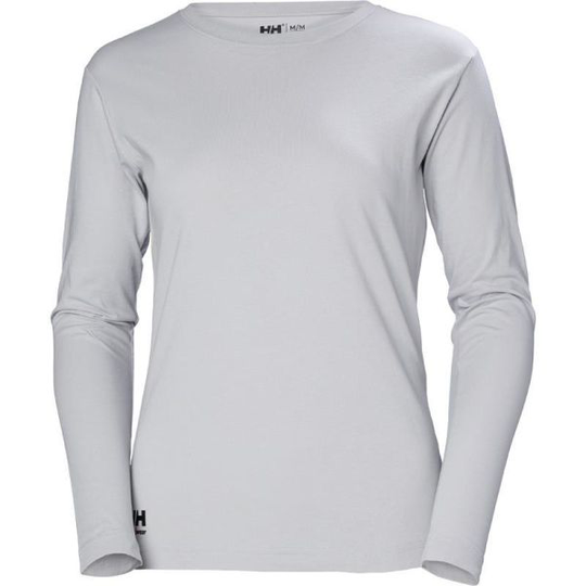 Helly Hansen Workwear Manchester Pitkähihainen paita vaaleanharmaa 2XL