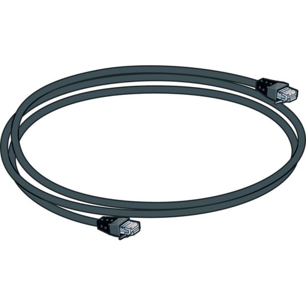 Schneider Electric VDIR547410 Patch-kaapeli jakolaitteelle, 2 m