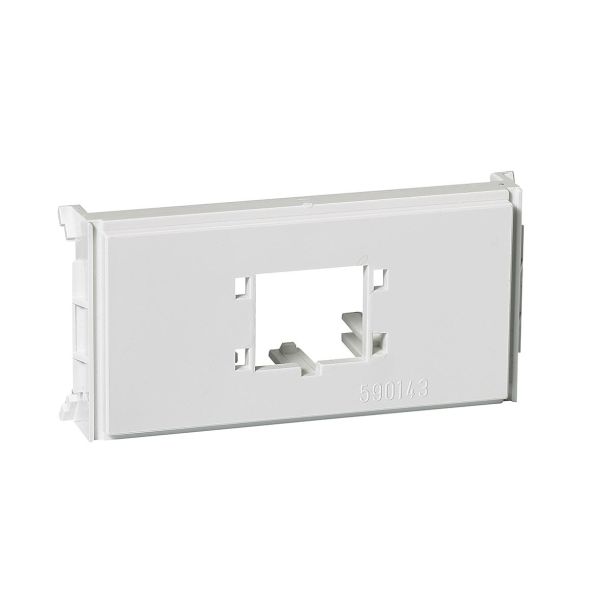 Schneider Electric 5971728 Asennusaluslevy modulaariselle jakkiliittimelle, 1 moduuli 1 liitäntä