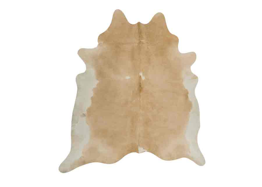 Aito lehmäntalja beige-valkoinen 200x210 cm