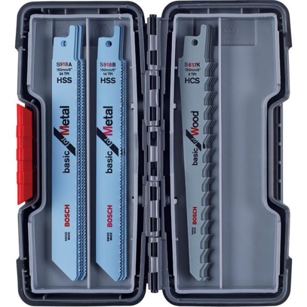 Bosch 2607010901 Puukkosahanteräsarja 15 osaa