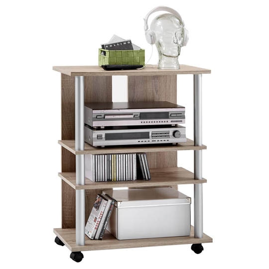 FMD TV/Hi-Fi taso 3 lokeroa 65x40x79,2 cm tammi