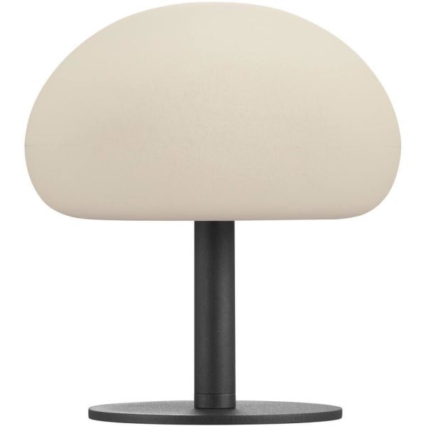 Nordlux SPONGE 2018135003 Pöytävalaisin 4,8 W LED, IP65, musta/valkoinen Halkaisija: 200 mm
