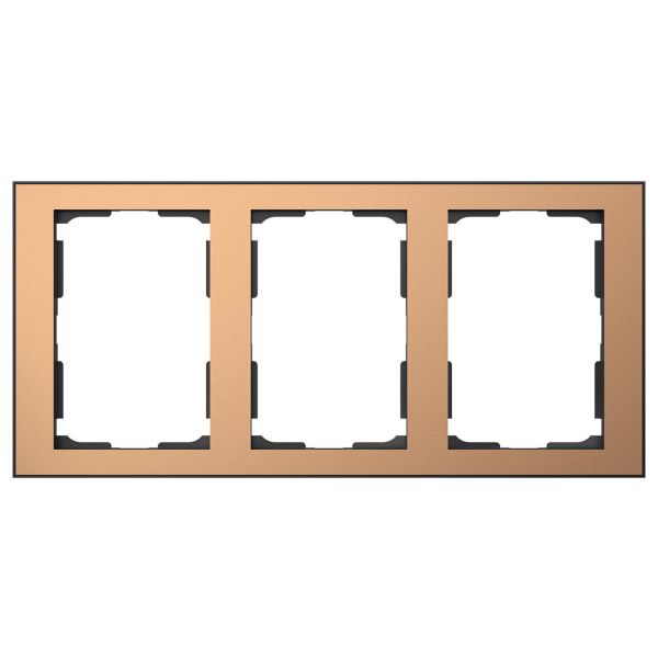 Elko EKO06459 Yhdistelmäkehys kupari/musta 3 x 1½ lokeroa