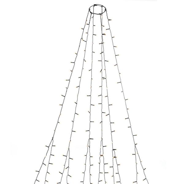 Konstsmide 6661-830 Joulukuusen valosarja 6 valonauhaa, LED, 240 cm