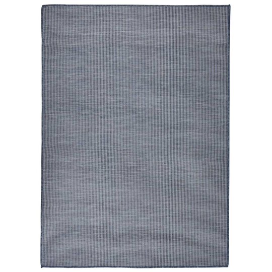 vidaXL Ulkomatto Flatweave 200x280 cm sininen