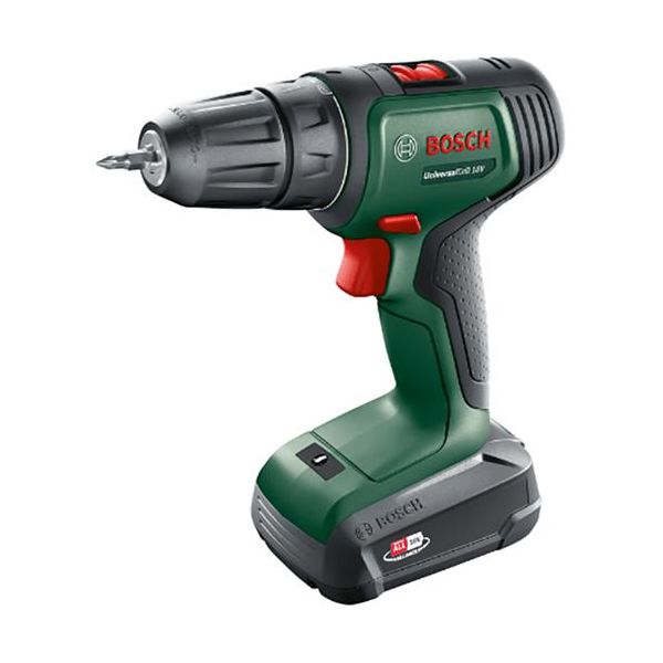 Bosch DIY Universal Drill 18 Porakone-ruuvinväännin sis. 1,5 Ah akun ja laturin